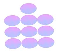 BRIGHTFUFU 10pcs Blue Iridescent LED Film Colour Filters for Camera Mood Lights Sunset Projection Lighting Sheets for Photography Video and Ambient Decor