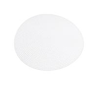 BRIGHTFUFU 10pcs DIY Round Plastic Canvas Mesh for Cross Stitch and Needlepoint, Multi-Purpose Cuttable White Grid Sheet Suitable for Wool and Woolen Yarn, for DIY Crafts and Lining Board