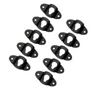 BRIGHTFUFU 10pcs Iron Speaker Wall Mount Bracket for Audio Speaker Hanging High Performance and Great Reliability Wall Plate Hook for Surround Sound Suitable for Small Items on The