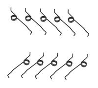 BRIGHTFUFU 10pcs Recorder Spring Trigger Button Spring Metal Replacement Controller Parts for Coil Assembly Stainless Steel Torsion Torsion for Fishing Pole Tip Repair Kit