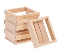 BRIGHTFUFU 12 Scale Tiny Food and Vegetable Crates for Fairy Garden and Craft Display