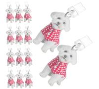 BRIGHTFUFU 15pcs Dog Charm Charging Port Dust Plugs Protective Covers for Smartphones Compatible with Apple Devices Stylish Anti-dust Phone Decorative Plug