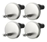 BRIGHTFUFU 2 Sets Stainless Steel and Nylon Roca Toilet Seat Hinges with Quick Release Function Toilet Seat Hinge Bolts Replacement Kit for Fastening for Bathroom Repairs
