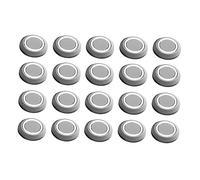 BRIGHTFUFU 20 PCS Gray Silicone Bumper Protector Round Collision Decals Self Adhesive Scratch Guard for Car Body Protection Auto Accessories