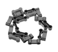 BRIGHTFUFU 20pcs Dog Bone Track Adapter Kit Plastic Train Connector Pieces for Expanding Railway Tracks for Aged Easy Assembly
