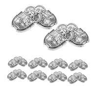 BRIGHTFUFU 20pcs Egyptian Scarab Beetle Pendants Diy Jewelry Bead Charms for Necklace Bracelet Crystal Inlays Lucky Charm