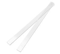 BRIGHTFUFU 2pcs Acrylic Cookie Thickness Measuring Ruler 3mm Balanced Leveling Tool for Baking Dough Rolling Pin Guide Kitchen Accessory for Biscuit and Fondant Snacks