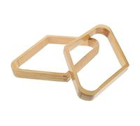 BRIGHTFUFU 2pcs Billiard Ball Rack Solid Hardwood Pool Game Holder Table Pool Ball Organizer for Snooker Clubs Durable Billiard Accessories