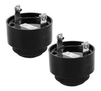 BRIGHTFUFU 2pcs Continuous Alarm Electronic Buzzer 12v 24v Sfm380 High Alert Design Plastic Piezo Buzzer for Automation Alarm Systems and Fire Safety Applications