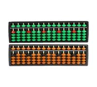 BRIGHTFUFU 2pcs Educational Counting Abacus Traditional Chinese Beads Math for Learning Arithmetic and Calculation Skills Development