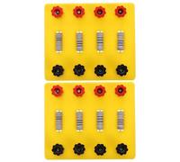 BRIGHTFUFU 2pcs Electricity Learning Supply Resistor Kit with Portable Plastic Design for School Teaching Instruments and Physics Learning Equipment Suitable for Classroom Science Random Color