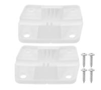 BRIGHTFUFU 2pcs Plastic Cooler Hinges Set Replacement for Cooler Box with Mounting Screws Universal Box Hinge Replacement Suitable for Outdoor Camping and Hiking