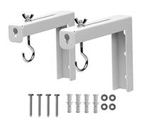 BRIGHTFUFU 2pcs Projection Screen Ceiling Mount Hooks for Outdoor Projector Screen
