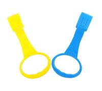 BRIGHTFUFU 2pcs Ring Playpen Handles for Standing Assistance Safe and Ergonomic Pull up Rings for Indoor Playpen Use