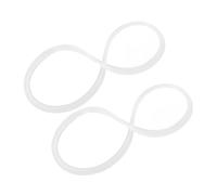 BRIGHTFUFU 2pcs Silicone Sealing for Food Storage Gaskets for Insulated Lunch Boxes Leak Design for Freshness Maintenance Compatible Containers