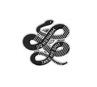 BRIGHTFUFU 2pcs Snake Brooch Silver Alloy Pins for Women, Creative Funny Brooches for Clothing and Jeans Bag Decoration