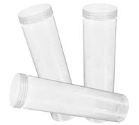 BRIGHTFUFU 3pcs 700ml Pet Airtight Food Storage Containers with Lids for Kitchen Cereal and Dried Food Organization