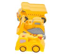 BRIGHTFUFU 3pcs Car Set for Take Apart Construction Vehicles Including Dump Truck Crane Cement Mixer DIY Stem Outdoor to Develop Motor Skills and Cognitive Learning
