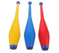 BRIGHTFUFU 3pcs Circus Juggling Sticks Lightweight Juggling Kit with Antislip Grip for Indoor Outdoor Performances Acrobatic Shows and Skill Practice