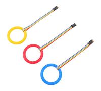 BRIGHTFUFU 3pcs Detachable Safety Walking Rope Leash with Handles for Preschoolers Wrist Leash for Organized Outdoor Activities and Daycare Use