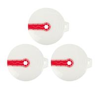 BRIGHTFUFU 3pcs Mixing Bowl Anti Overflow Lid Whisk Splash Guard Kitchen Mixing Bowl Lid Pp Silicone Easy to Install and Remove Keep Kitchen Tidy Whipping Cream