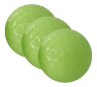 BRIGHTFUFU 3pcs Night Glow Golf Balls Fluorescent Luminous Practice Balls for Nighttime Training and Outdoor Golf Games