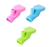 BRIGHTFUFU 3pcs Silicone Faucet Extender for Sink Handle Extension in Green Blue Pink Bathroom Tap Accessory for Easy Hand Washing and Water Reach