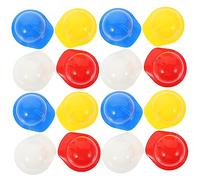 BRIGHTFUFU 40pcs Miniature Construction Hat Safety Helmet Plastic Mini Helmet for Doll Pet Decor Birthday Party Multi-use Bump Cap for Men Boys and Girls