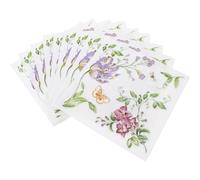 BRIGHTFUFU 40pcs Soft Disposable Paper Napkins Made from Wood Pulp Patterned Decorative Tissue Paper for Wedding Parties and Animal Themed Parties for Birthday and Anniversary Celebrations