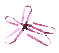 BRIGHTFUFU 4pcs Adjustable High Chair Strap Replacement with 5-Point Harness for Babies and Toddlers, Sturdy Plastic and Polyester Material, for Meals and Homes the Go
