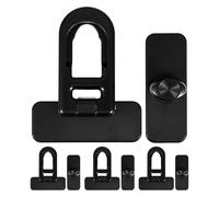 BRIGHTFUFU 4pcs Child Safety Oven Lock for Baby and Toddler, Plastic Multi-Functional Childproof Latches for Cabinets and Home Appliances, Easy to Use, Reduces Risk of Burns,