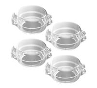 BRIGHTFUFU 4pcs Safety Door Lock Covers, Childproof Door Knob Protectors for, Cabinet Safety Locks for Home Security and Babyproofing