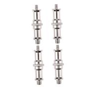 BRIGHTFUFU 4pcs Threaded Adapter Light Stand Holder Quick Connect Screw Mount Adapter for Camera Equipment