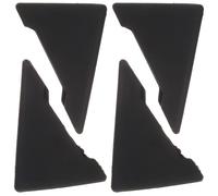 BRIGHTFUFU 4Pcs Universal Black Silicone Car Door Edge Guards Corner Protector Cover for Vehicle Door Trim Anti-Scratch Crash Guard Strips Suitable for Car Protection