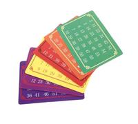 BRIGHTFUFU 5 Sets Telepathic Number Cards of Interactive Mind Reading Tricks for Halloween Parties and Stage Performances Game Props for Closeup and Audience Engagement