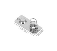 BRIGHTFUFU 50PCS Aaa Battery Contact Spring Plates Battery Terminal Conversion for Stable Power Transmission Remote Control Compatible