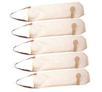 BRIGHTFUFU 5Pcs Breathable Hanging Mesh Storage Bags for Vegetables Fruits Household Items Reusable Net Onion Bags with Generous Capacity for Kitchen Organization