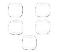 BRIGHTFUFU 5Pcs Transparent Tpu Watch Protective Case for Stylish and Durable Watch Screen Protector and Scratch Resistant Cover Easy to Clean and Maintain