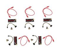BRIGHTFUFU 5sets Pci-e to Extender Mining Riser Adapter for Gpu Pcie Mining Extender Cable Pci-e Riser Adapter for Rig