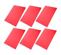 BRIGHTFUFU 6-piece Colorful Pvc Light Filter Sheets for Photography and Teaching Red Diffuser Film Light Gels for Led and Studio Lighting