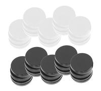 BRIGHTFUFU 60pcs Black and White Chess Pieces Round Game Pieces Chess Accessories for Checkers