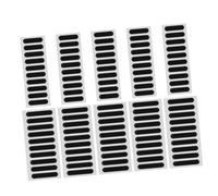 BRIGHTFUFU 60pcs Phone Speaker Cover Phone Speaker Mesh Wear-resistant Protective Polyester Universal Net Black 0.79x0.12in Mobile Dust Protection