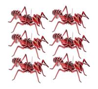 BRIGHTFUFU 6pcs Cardboard Ant Figurines DIY Assembly Insect Puzzle Educational Stem Science for Teens Boys Preschool Science Experiment Model