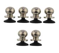BRIGHTFUFU 6pcs Game Trigger Buttons for Mobile Tablets Metal Joystick Assist for Shooting Games Easy Installation Design for Gamers