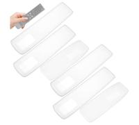 BRIGHTFUFU 6pcs Tv Remote Controller Protector Shell Universal Remote Control Air Condition Case Clear Protector Silicone Silicone Cover Transparent