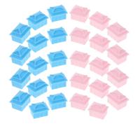 BRIGHTFUFU 80pcs Assorted Colour Plastic Hotel Game Pieces Replacement for Board Games Enhance Gameplay Experience and Expand Board Adventures for Gatherings Random Color