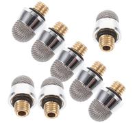 BRIGHTFUFU 8pcs Capacitive Stylus Nibs Silver Fiber Conductive Cloth for Touch Screen Devices, Universal Tablet Stylus Pen Tips Replacement for Drawing and Handwriting, Natural Color