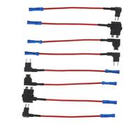 BRIGHTFUFU 8Pcs Heavy Duty In Line Fuse Holder Kit for Automotive Use Compatible with Dash Cams and Electronic Devices Durable Circuit Protection Easy Installation Multiple Specifications