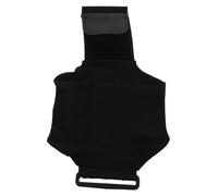 BRIGHTFUFU Adjustable Black Sport Phone Arm Bag with Elastic Strap Mobile Phone Leg Strap for Running and Jogging for Outdoor Fitness Activities