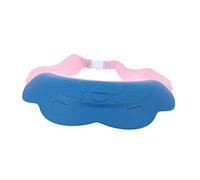 BRIGHTFUFU Adjustable Shampoo Hat for Lightweight Material Water Protection Visor Shield for Eyes and Ears During Bath Haircut Cartoon Lion Design in Elegant Blue